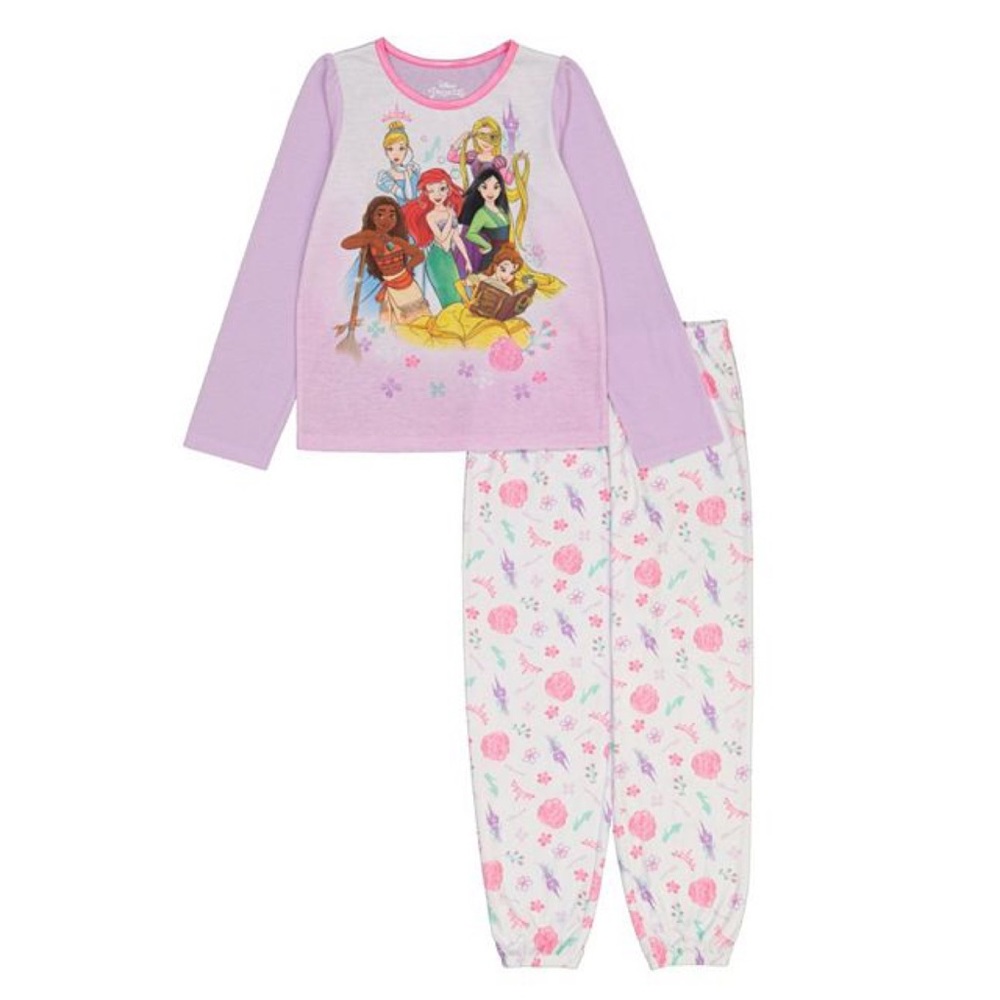 NWT Disney Princess 2-piece Pajama Set girls size 6